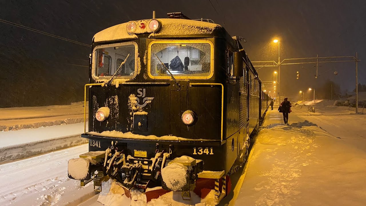 WINTER ON WEST MAIN LINE - 4K Train Driver´s View (Stockholm to Gothenburg)