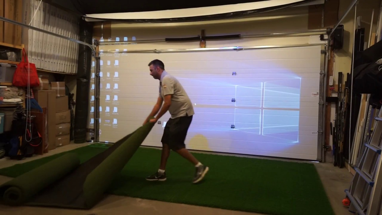 NEW! Stealth Premium Quick Setup Golf Simulator Studio - 5-Minute Setup