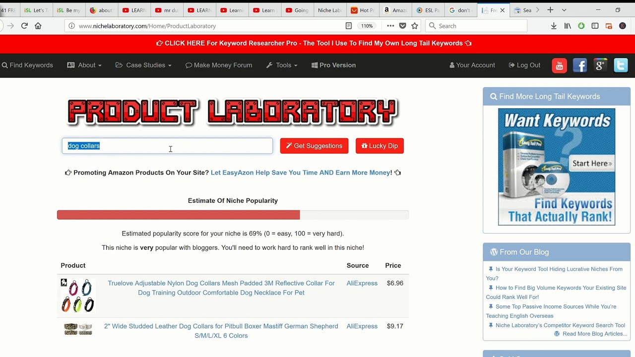 How To Find Low Competition Drop-Shipping and Affiliate Niches