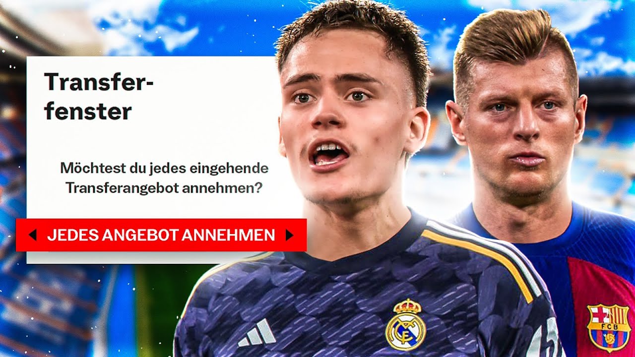 JEDES TRANSFERANGEBOT ANNEHMEN *EXTREM* !! 🤯✅ FC24: Real Madrid Sprint to Glory