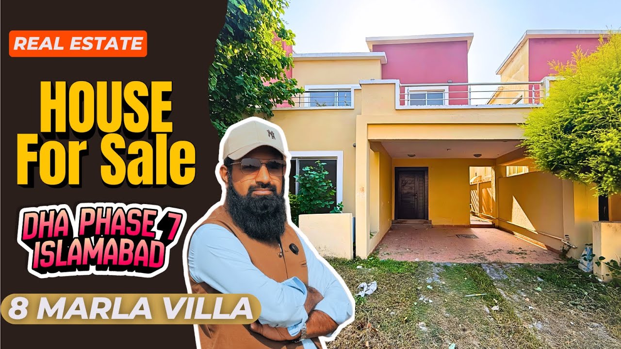 📍 8 Marla Villa House For Sale in DHA Phase 7 Islamabad | Full Tour 🏡