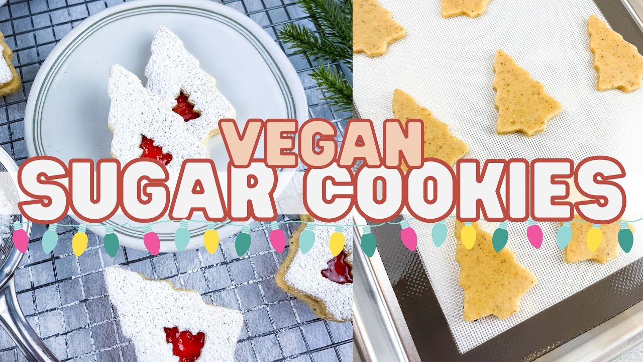 Как приготовить идеальное веганское сахарное печенье с нуля! 🎄👩🏻‍🍳