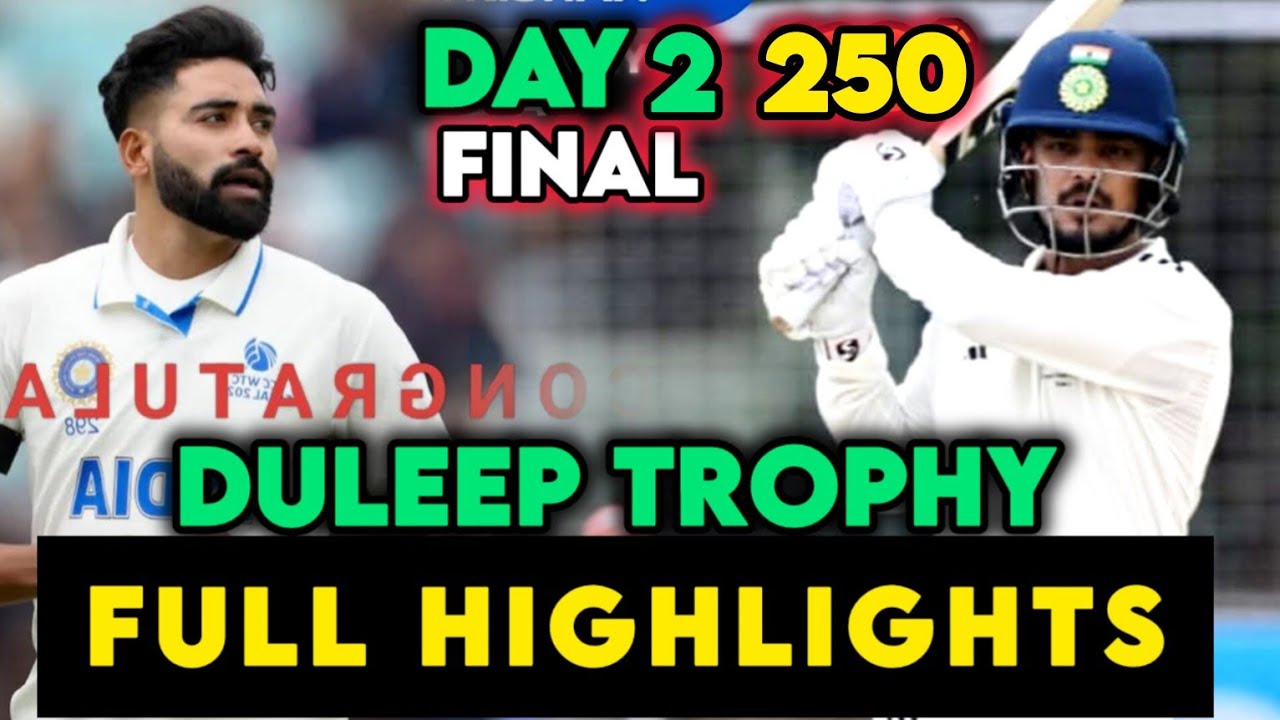 Лучшие моменты 1-го дня финала Duleep Trophy 2026