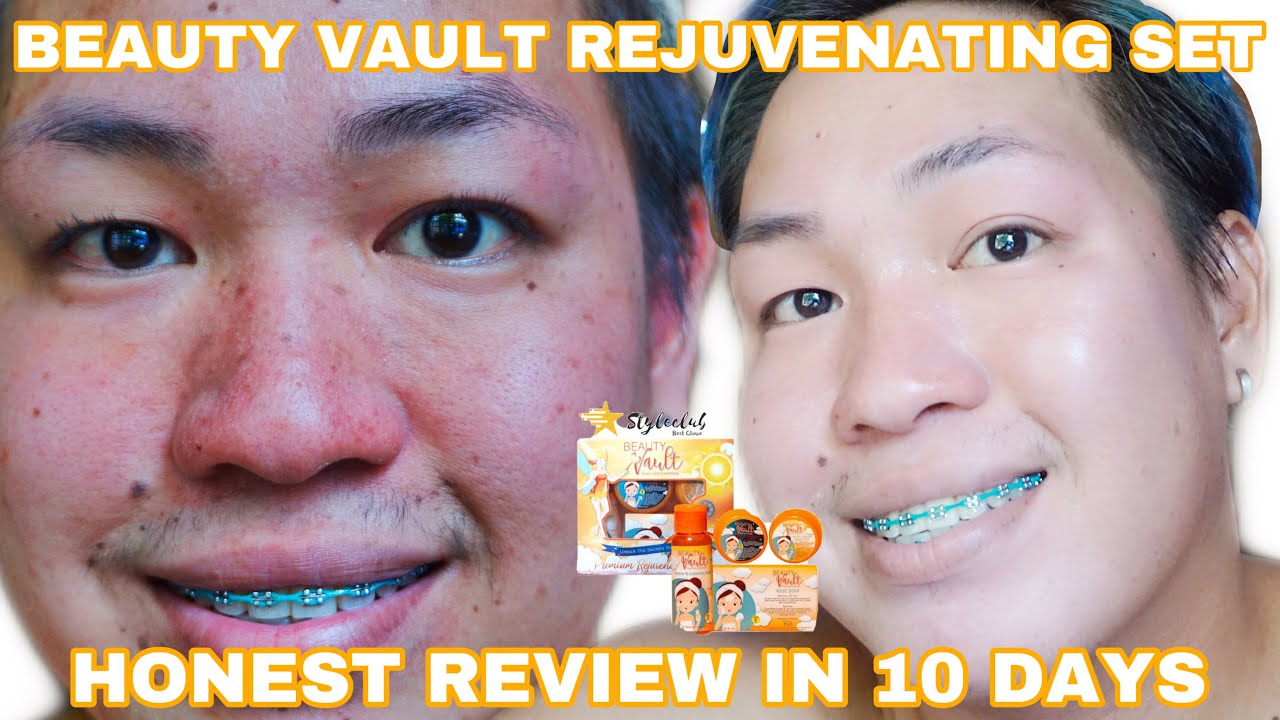 BEAUTY VAULT REJUVENATING SET REVIEW  FOR 10 DAYS | HONEST REVIEW | NAAGNAS ANG AKING MUKA?