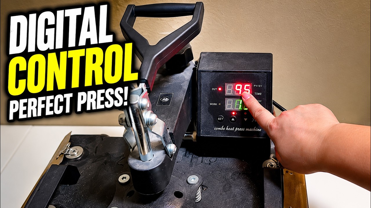Vevor Heat Press TIME and TEMP Settings? You NEED to know THIS!