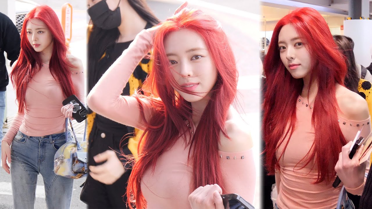 있지 유나 출국 직캠 '월드투어 싱가포르' (ITZY YUNA) @ 인천공항｜240404