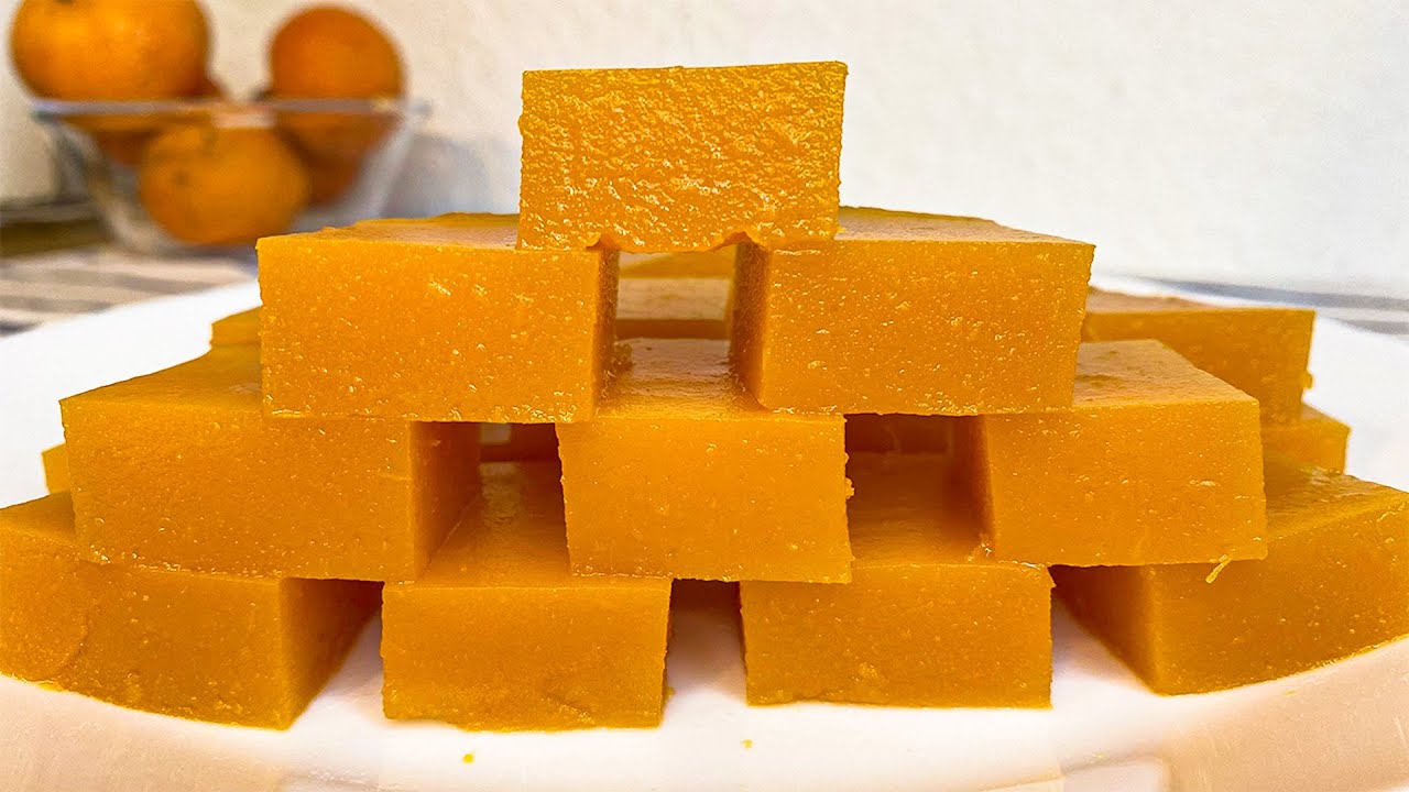 Вместо конфет желейки из тыквы / pumpkin jellies recipe / Home food