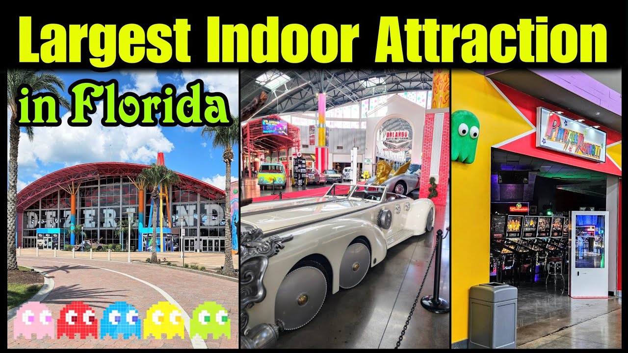 Dezerland Park Orlando | Largest Indoor Attraction in Florida | Arcade, Pinball, Go-Karts & More