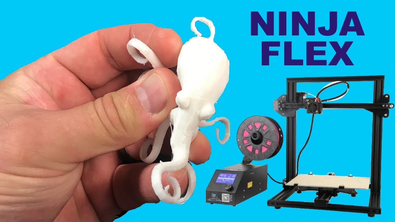 Гибкая нить для 3D-печати на CR-10 Mini и Creality Ender 3