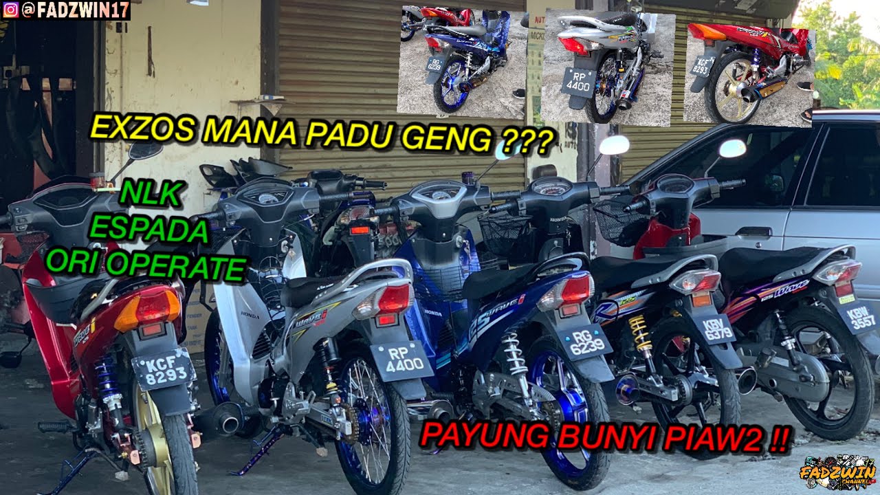 BARANG SPEC 1KM MASIH ADA DEKAT WANTUNERACING | BUNYI EXZOS WAVE125 PADU2 | YANG MANA PADU GENG ???