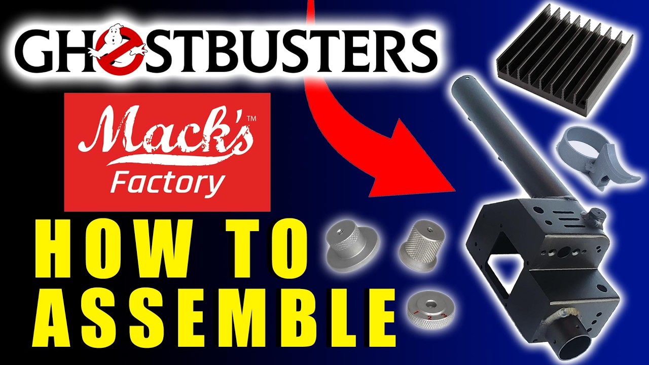 How to Assemble Mack's Factory Ghostbusters Neutrona Wand