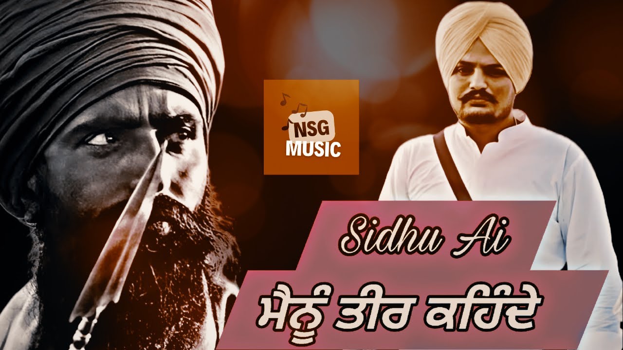 Mainu Teer Kehnde 4K AI Tribute - fan-made creation - Sidhu Moose Wala Ai - Khazala
