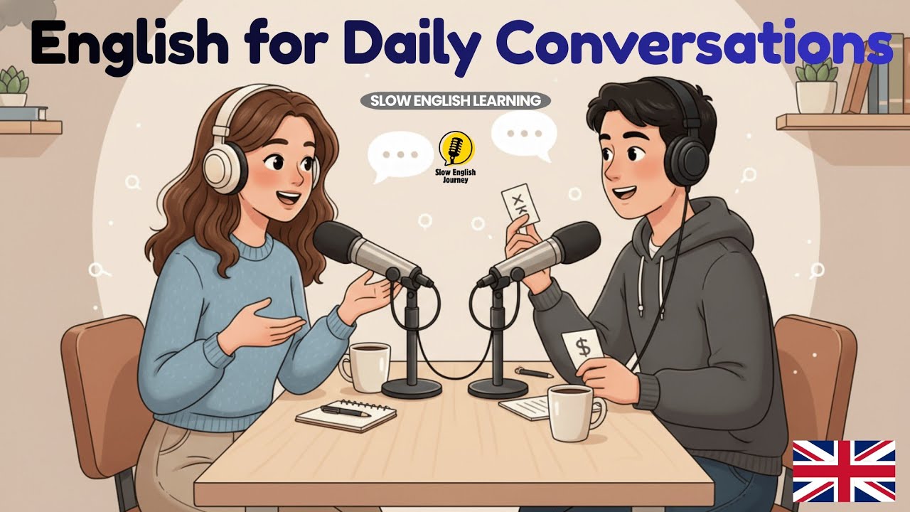 Essential English Phrases for Everyday Life | Real Life English Conversation | Slow English Podcast