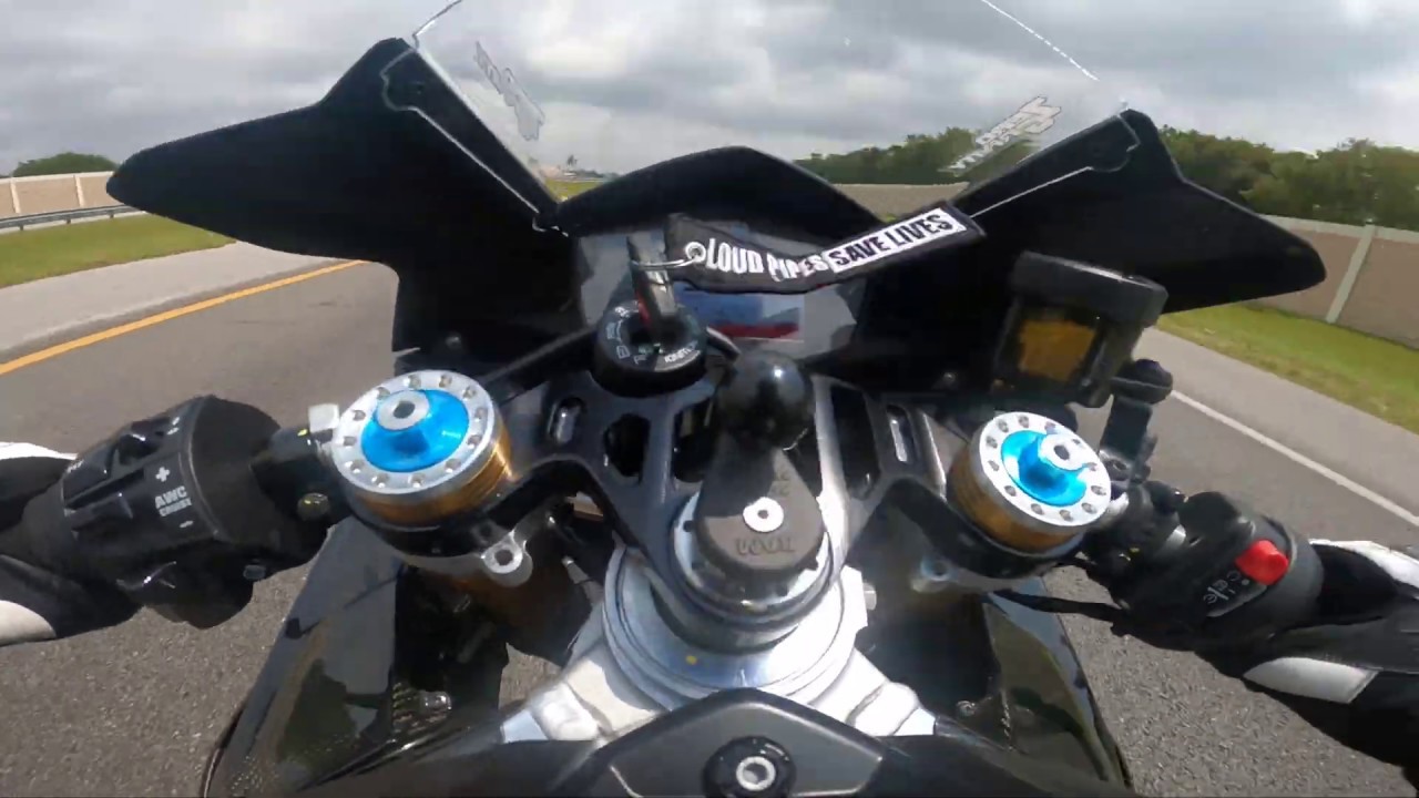 2019 Aprilia RSV4 1100 Factory Top Speed Runs + 170 MPH Close Call