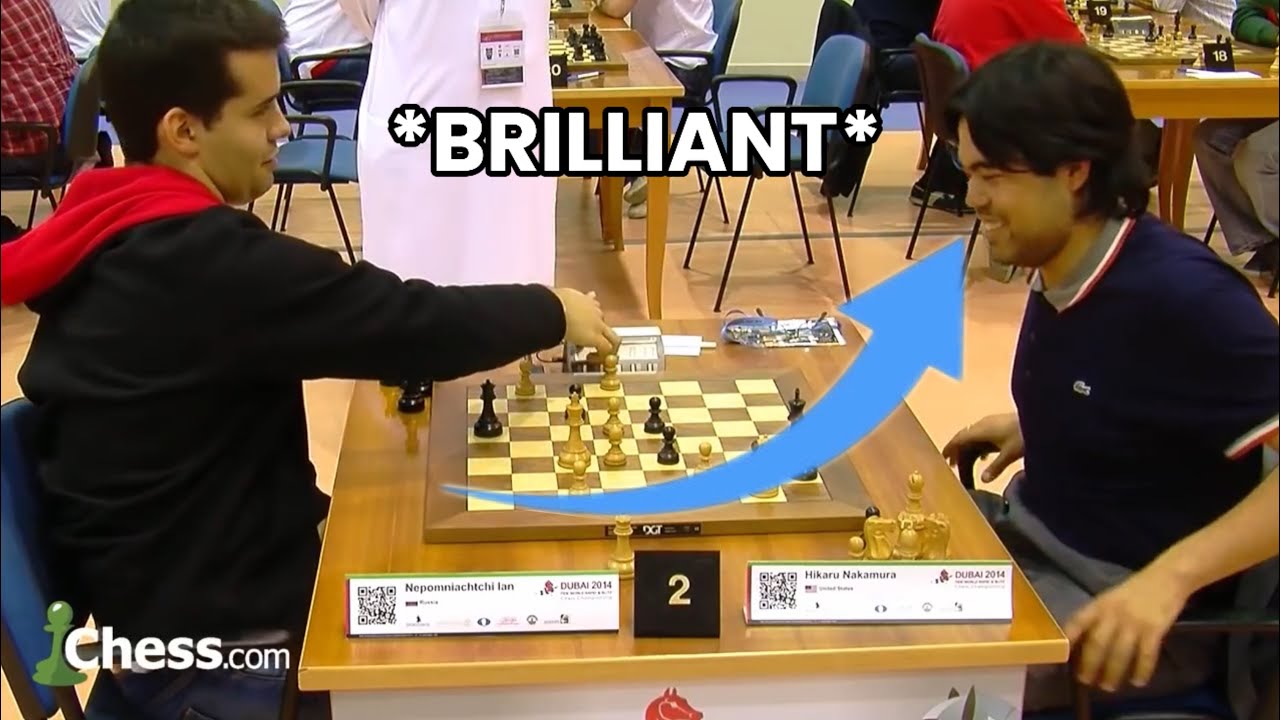 When Hikaru sacrificed his QUEEN vs Nepo [CRAZY GAME]