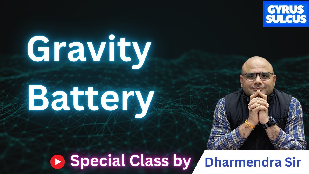 Gravity Battery #scienceandtechnology #dharmendrasir #upsc #civilservices #science