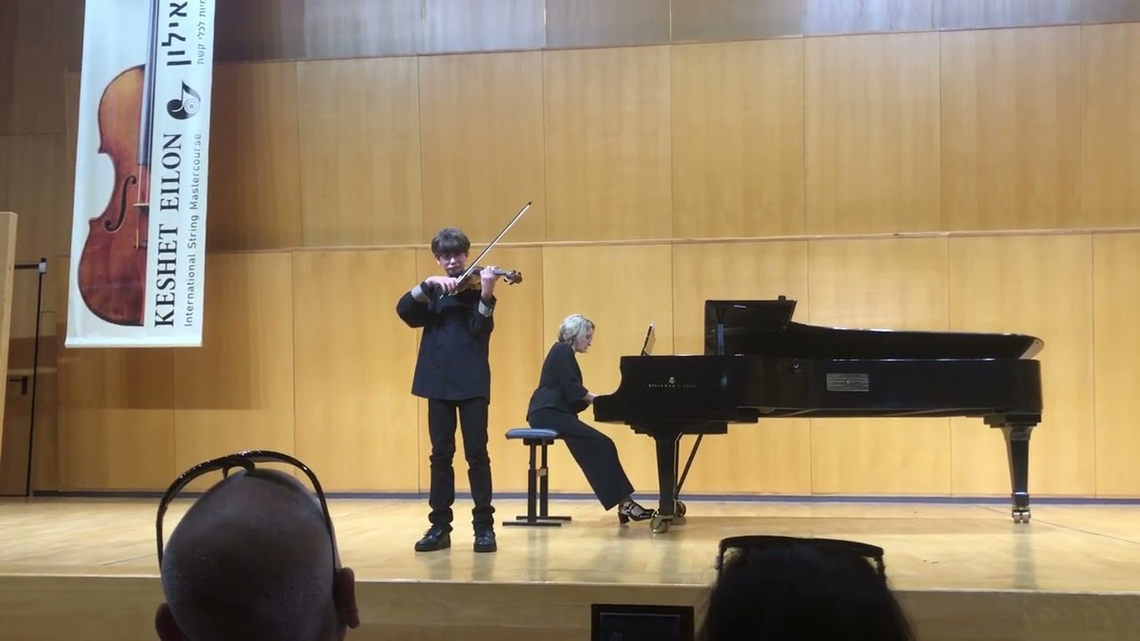 Wieniawski Violin Concerto No 2-1st movement, Yoav Kremer, 11 y.o.