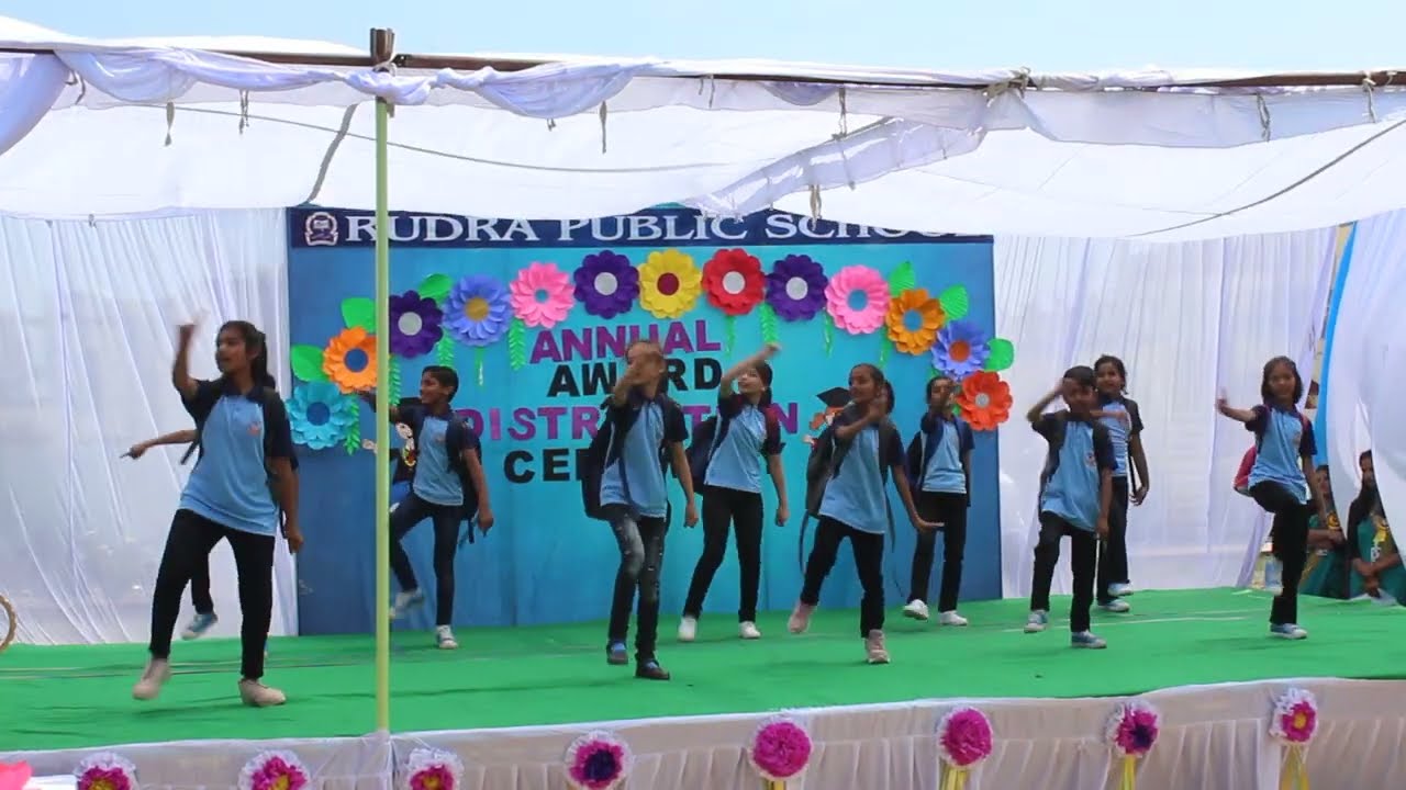 Education Theme dance  students of class 4 Rudra Public School
