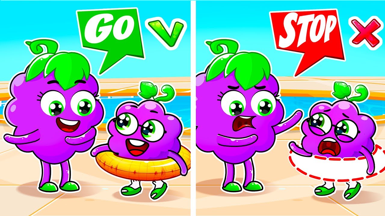 Swimming Pool Rules with Mommy | Waterpark Safety & More Educational Song|YUM YUM - Funny Kids Songs