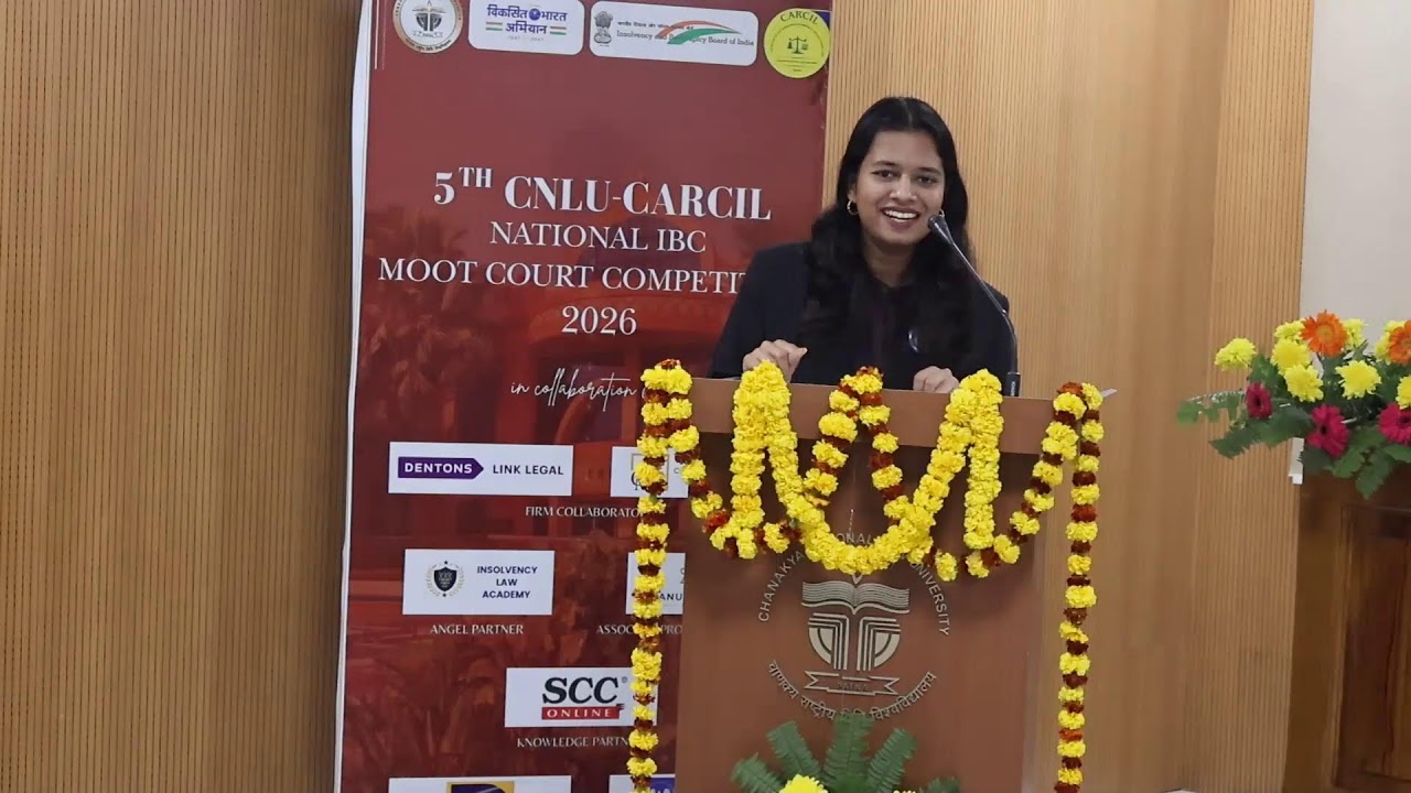 Valedictory Ceremony | 5th CNLU CARCIL NATIONAL IBC MOOT COURT COMPETITION, 2026 | CARCIL