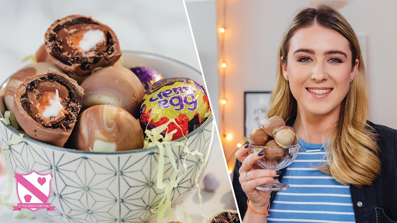 Easter Cadbury's Creme Egg Scotch Eggs  - In The Kitchen With Kate