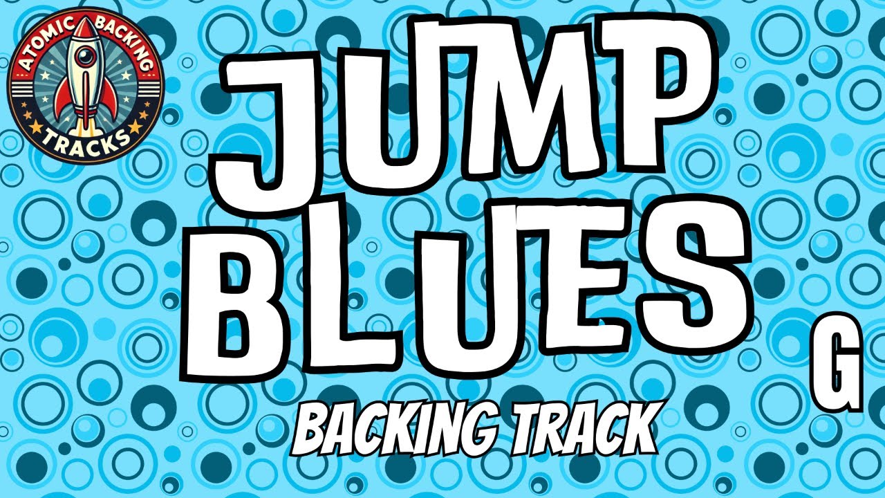 Jump Blues Guitar Backing Track in G (165 BPM)