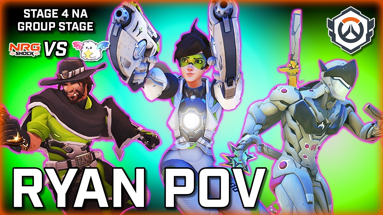 [Ryan POV] DOMINANT Tracer performance vs NRG | NRG Shock vs Fluffy Dreamland | OWCS NA