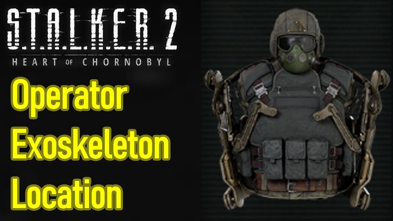 Stalker 2 Operator Exoskeleton location guide, fluoridation station secret stash