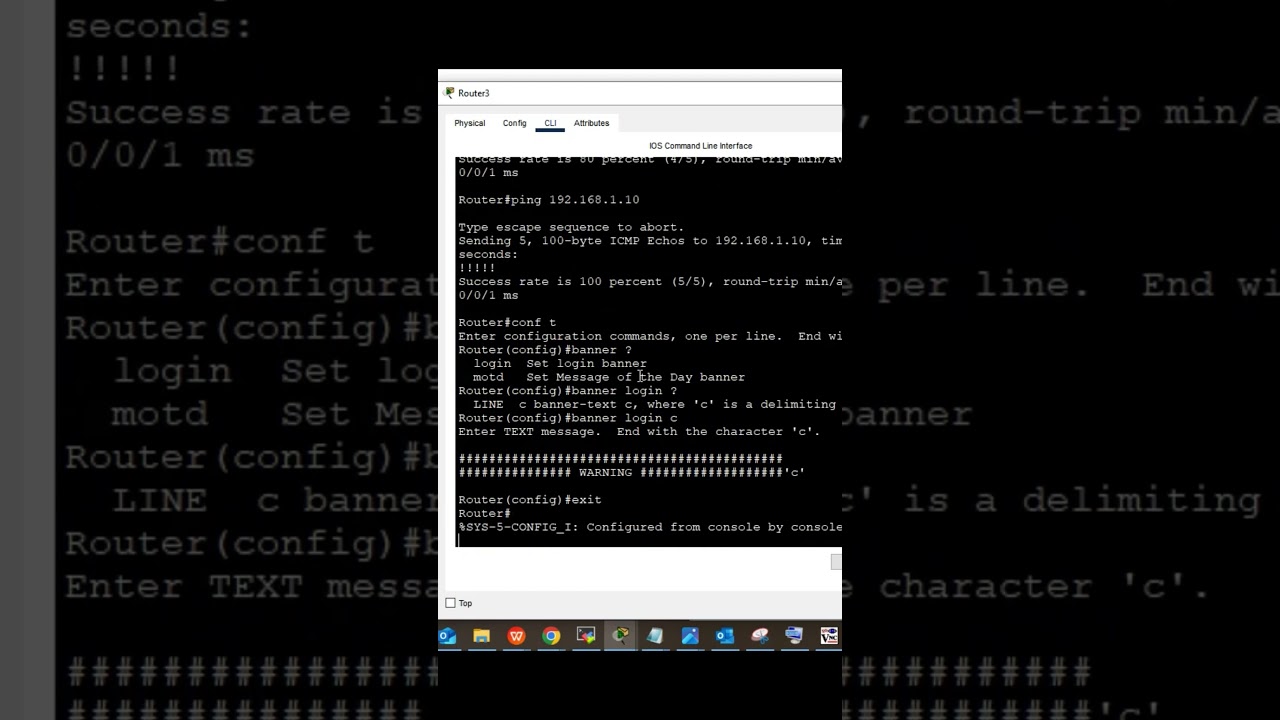 How to configure Banner in Cisco Router// By Jitumoni