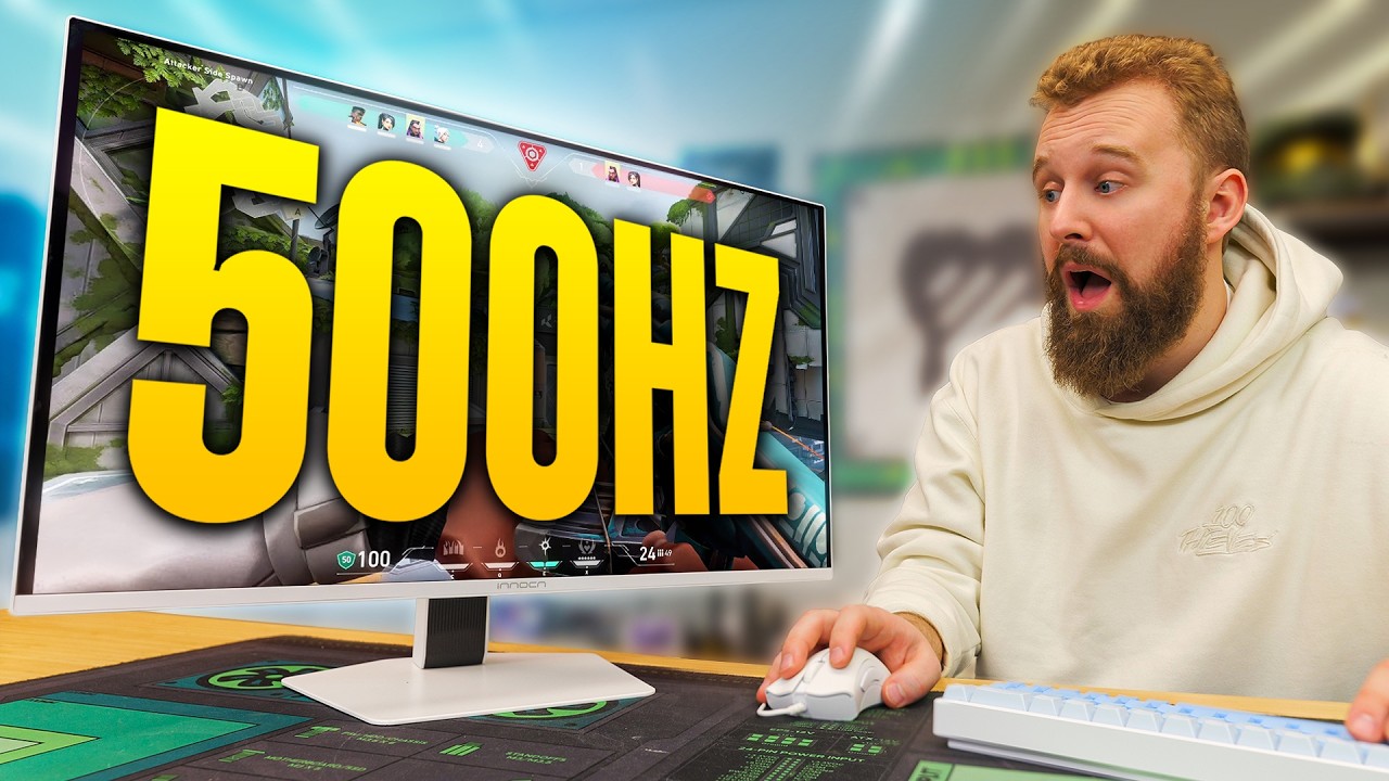 Budget PC Gamers Try 500Hz Gaming - Blind Test
