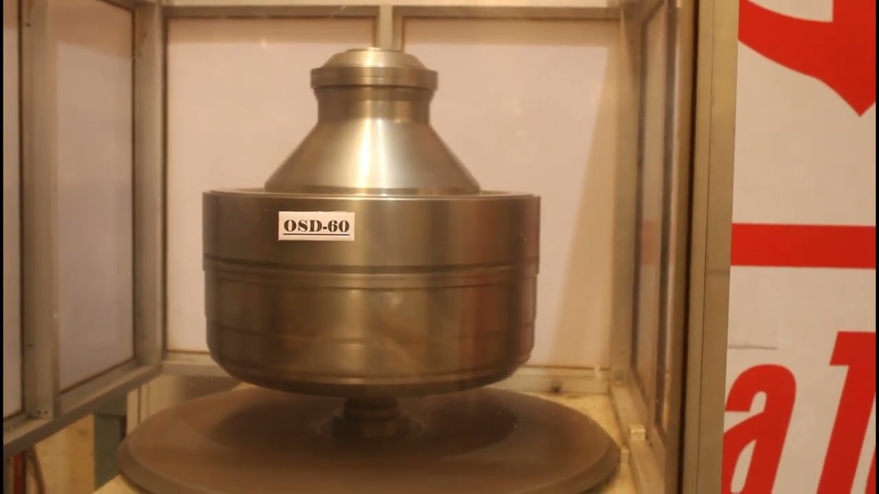 WESTFALIA SEPARATOR OSD 60 BOWL BALANCING VIDEO SR.NO.9033679