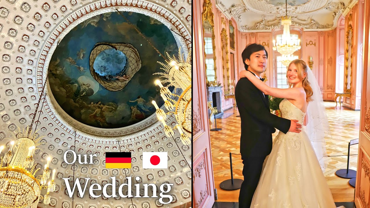Wedding in a Pink Palace in Germany🤵🏻👰🏼‍♀️  | Benrath Palace