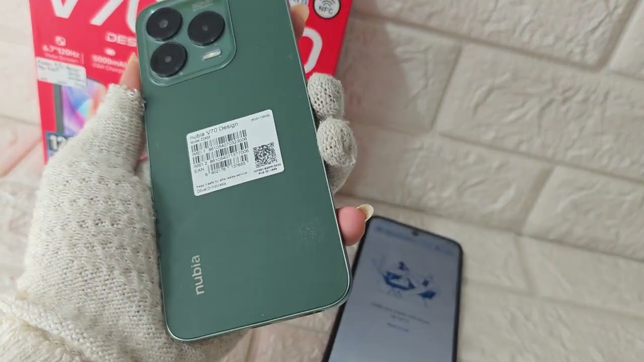 Nubia V70 Design 8/128 EX RESMI Bekas U+D LS
