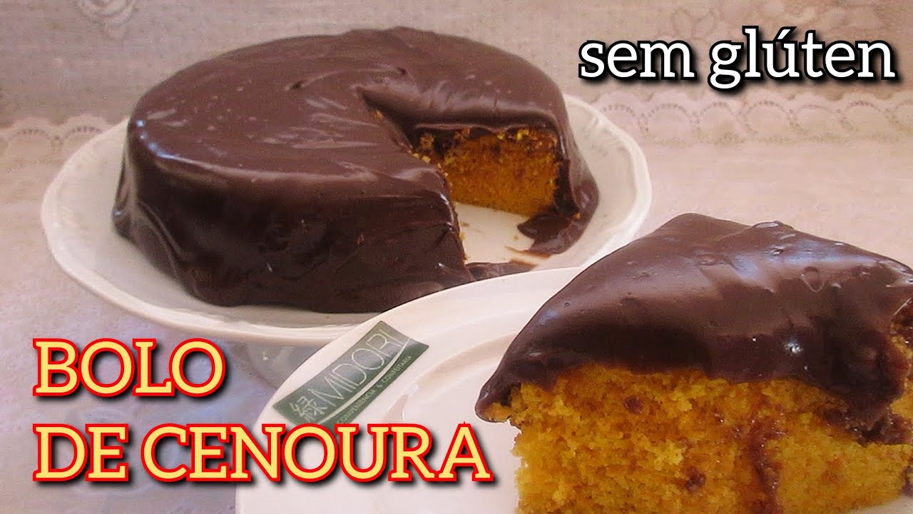 BOLO DE CENOURA SEM GLÚTEN COM COBERTURA DE BRIGADEIRO CREMOSO | FAÇA E VENDA RENDA EXTRA COM BOLOS