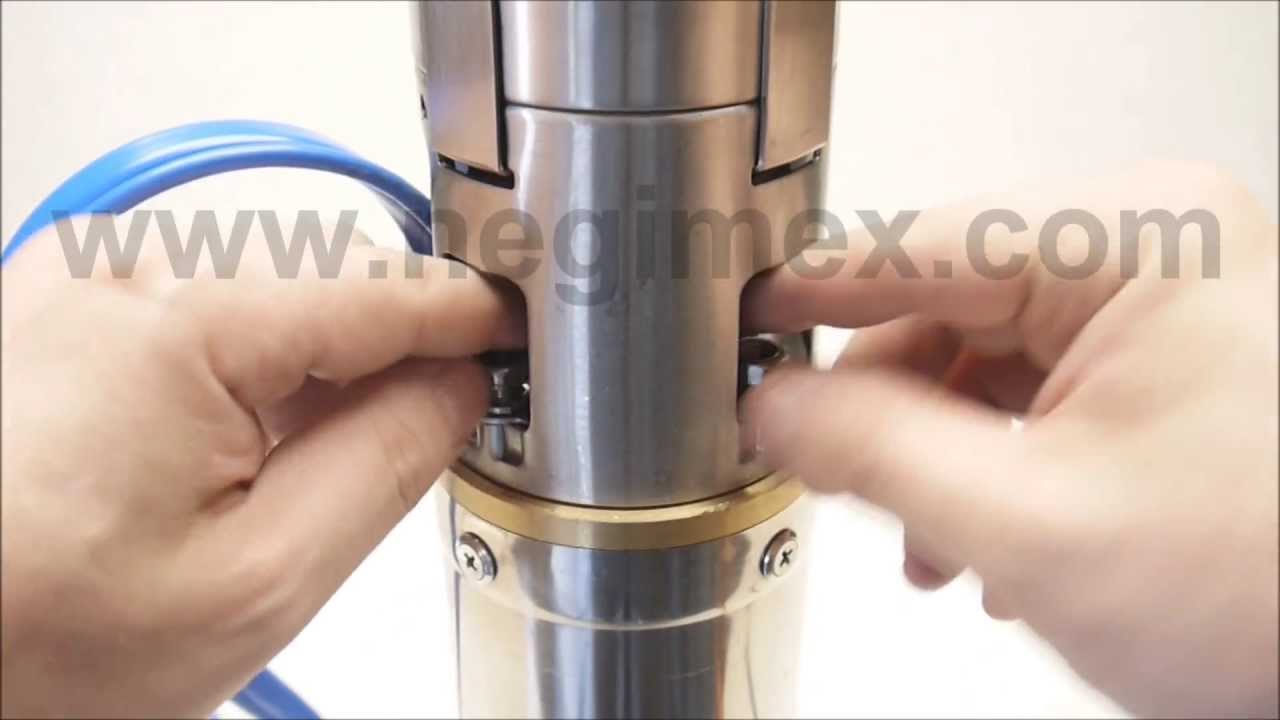 Negimex - démontage / remontage d'une pompe immergée série B4 + test de rotation
