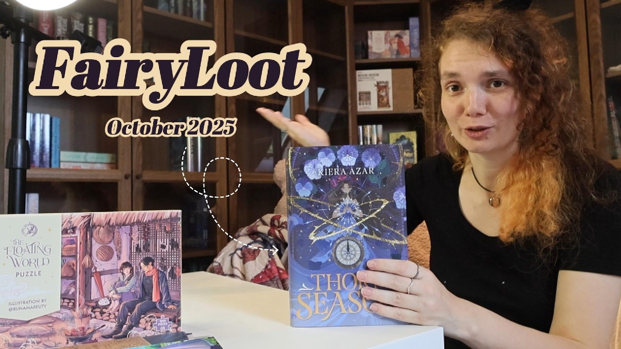 Book Box Unbox #10 - Unboxing FairyLoot October 2025 Loot Box! | Surprises, Books & Goodies Galore