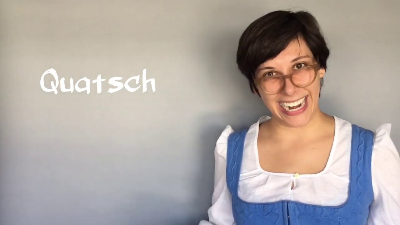 Trudl teaches: quatschen / Quatsch / Quatschkopf