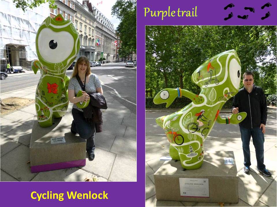 Olympic 2012 Mascots the Trail - met all 82 Mascots