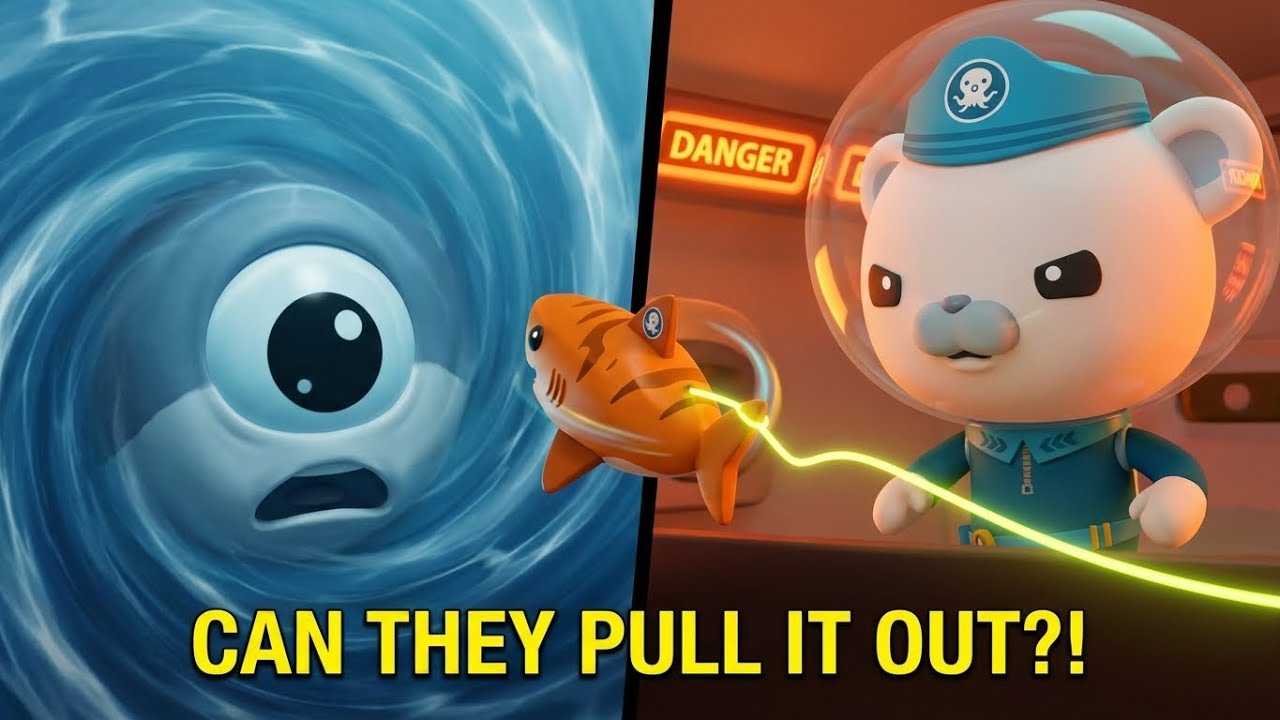 Octonauts: The Mega-Whirlpool Megalodon Rescue! 🌀 Giant Shark in Peril! | Full Episode