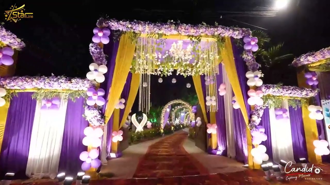 "Candid Capturing Moments: Stunning Decorations by STAR LINE Event Management"