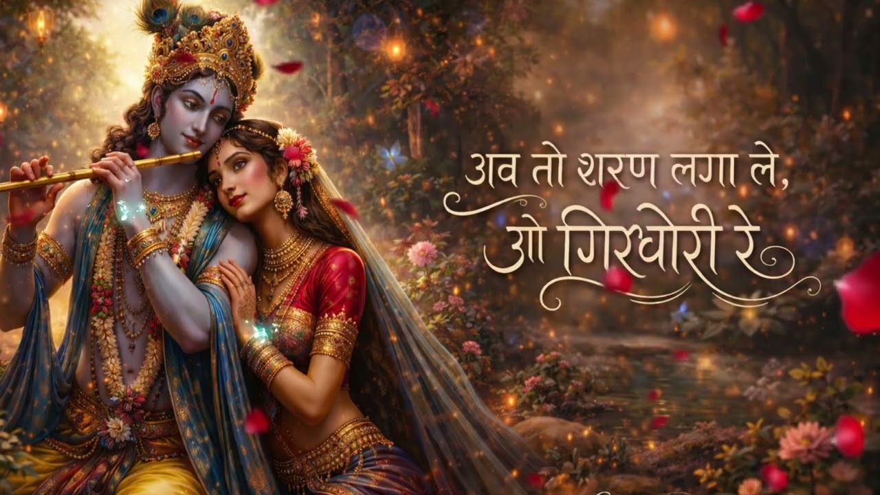 ✨✨अब शरण लगा ले ओ गिरधारी - मन को मोह लेने वाला कृष्ण भजन#𝓢𝓱𝔂𝓪𝓶कृपा