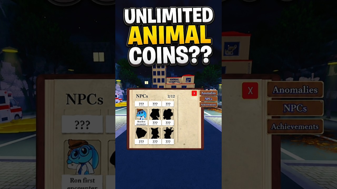 SECRET  METHOD?! 🤯 | THOUSANDS OF ANIMAL COINS! 💰 | Animal Hospital Roblox | Animal Coins Op Method!