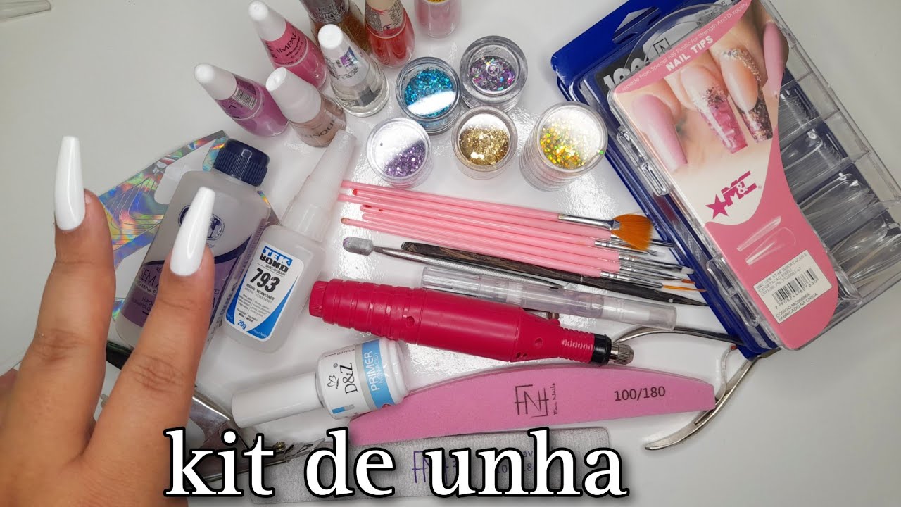 O QUE COMPRAR PARA COMEÇAR A FAZER UNHAS/ KIT INICIANTE😊