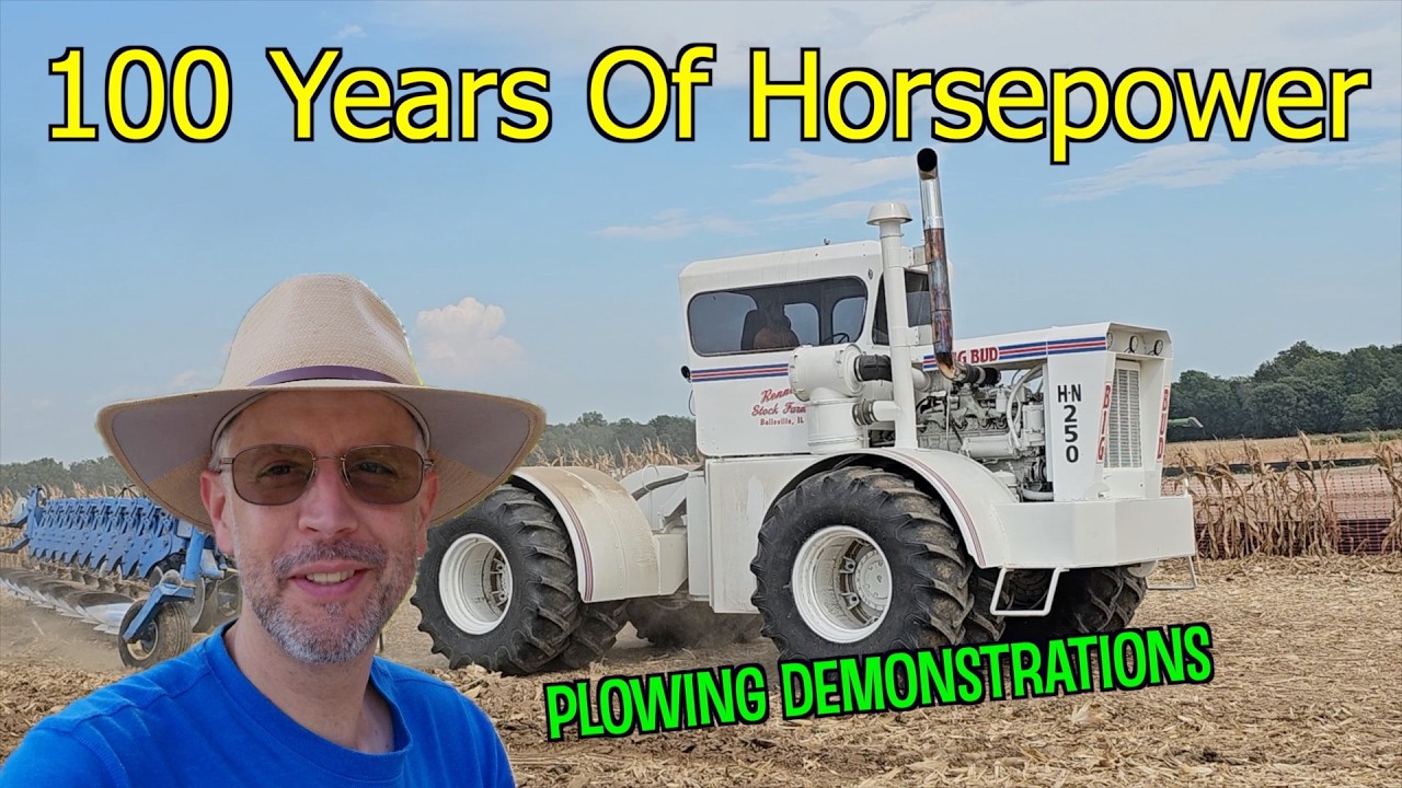 Plowing demonstration at the 100 Years of Horsepower, Belleville Illinois 2024 #tractorvideo