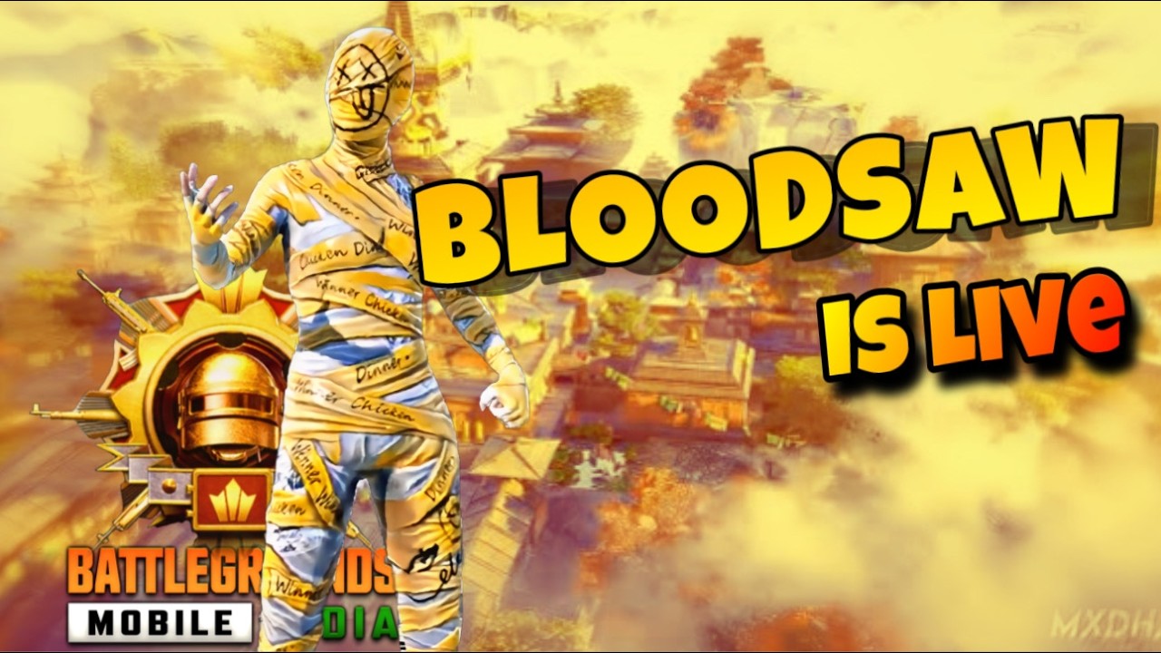 🔴BGMI live only chiken dinner DAY 7 of noob to pro series with BLOODSAW😱|  come back hoga kya 🤣