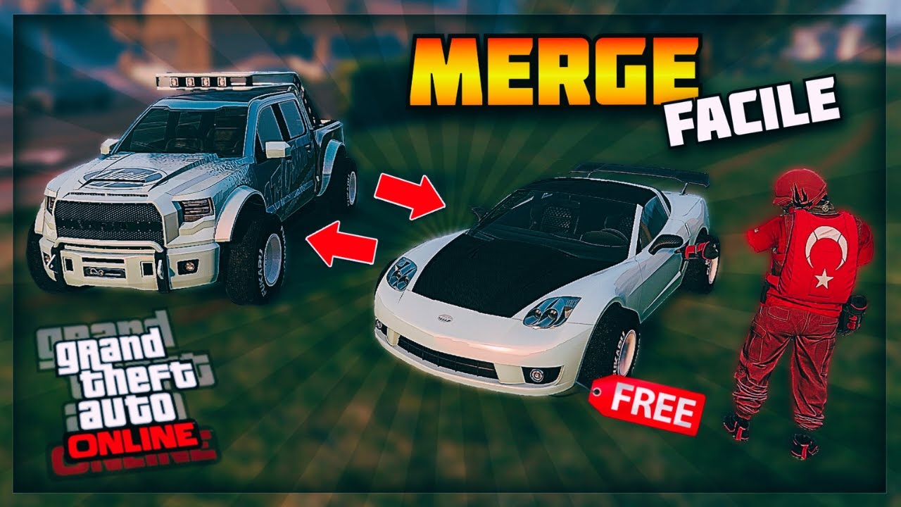 GLITCH MERGE SUPER FACILE ⚡ GLITCH MERGE SUR GTA 5 ONLINE  🚗