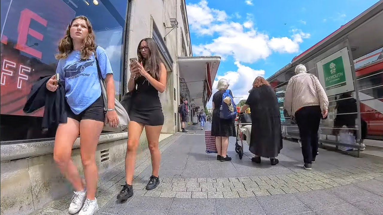 Plymouth City Devon UK🇬🇧 - Britain's Ocean City Pram-Cam