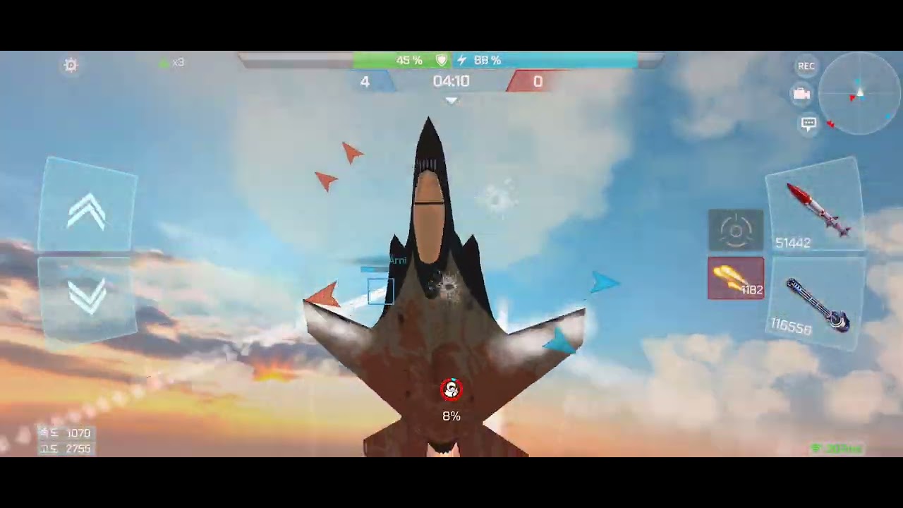 Lv.89. 팀 데스매치 (4 vs 4). COKLY.XRAY. XENT.KOREA. AIR COMBAT OL. 06FEB2026.01.