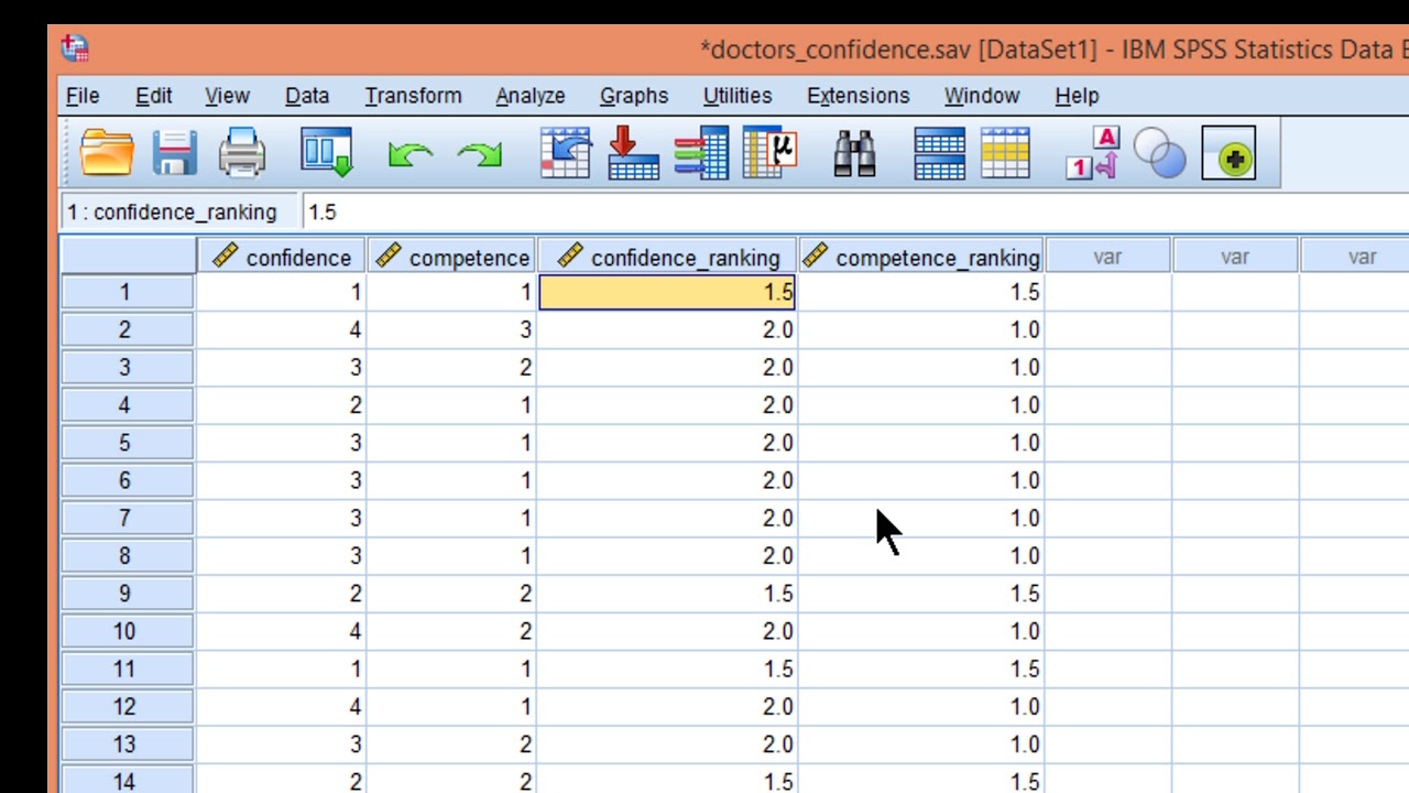 V16.20 - Within-Subjects ANOVA on Ranks (2 Levels) in SPSS