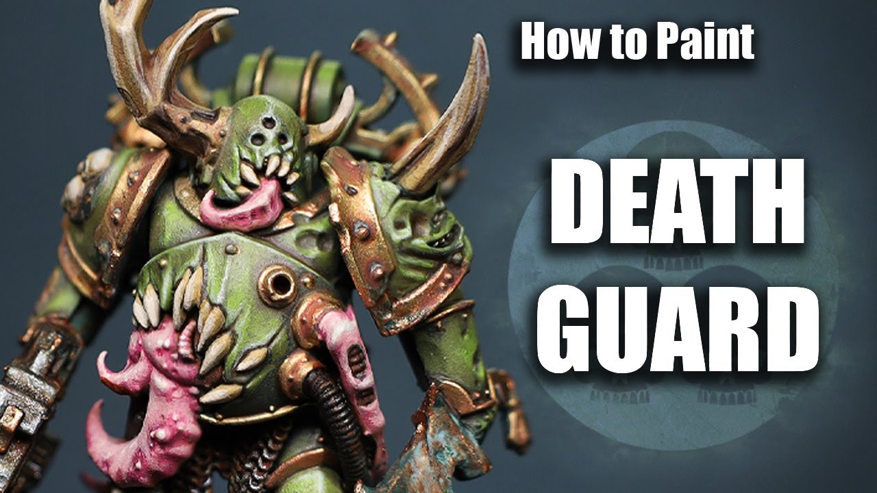 How to Paint Death Guard Plague Marines for Warhammer 40K Step by Step